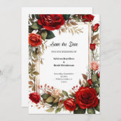 Hochzeit Speichern Sie die Datumskarte Save The Date (Vorne/Hinten)