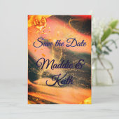 Hochzeit Speichern Sie die Datumskarte Save The Date (Stehend Vorderseite)