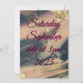 Hochzeit Speichern Sie die Datumskarte Save The Date (Rückseite)