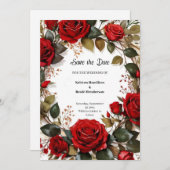 Hochzeit Speichern Sie die Datumskarte Save The Date (Vorne/Hinten)