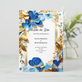 Hochzeit Speichern Sie die Datumskarte Save The Date (Stehend Vorderseite)