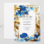 Hochzeit Speichern Sie die Datumskarte Save The Date (Vorne/Hinten)