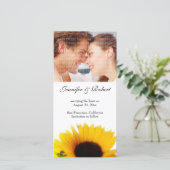 Hochzeit Speichern Sie die Datumskarte Save The Date (Stehend Vorderseite)