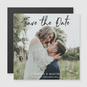 Hochzeit speichern Sie die Datumsmagnete - Daten s Magneteinladung