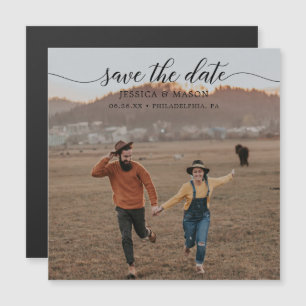 Hochzeit speichern Sie die Datumsmagnete - Daten s Magneteinladung