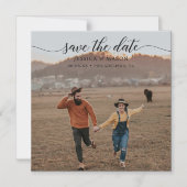 Hochzeit speichern Sie die Datumsmagnete - Daten s Magneteinladung (Vorderseite)