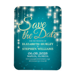 Hochzeit speichern Sie die Datumszeichenfolgen leu Magnet