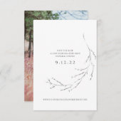 Hochzeit Speichern Sie die Minimalistische Hand Ge (Vorne/Hinten)