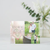 Hochzeit Speichern Sie die Postkarte des Datums (Stehend Vorderseite)