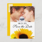 Hochzeit Speichern Sie die Postkarte des Datums (Vorne/Hinten)