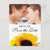 Hochzeit Speichern Sie die Postkarte des Datums (Vorderseite)