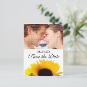 Hochzeit Speichern Sie die Postkarte des Datums (Stehend Vorderseite)