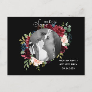 Hochzeit Speichern Sie die Postkarte des Datums