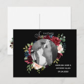 Hochzeit Speichern Sie die Postkarte des Datums (Vorne/Hinten)