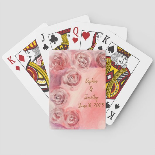 Hochzeit Spielkarten (Rückseite)