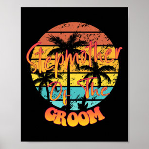 Hochzeit - Stepmutter der Groom-Lustige Sprüche g Poster