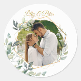 Hochzeit, Sticker, Etiketten Runder Aufkleber