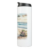 Hochzeit Strand Paare Thermosbecher (Nach rechts gedreht)
