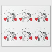 Hochzeit , Tag Valencia , Liebe Geschenkpapier (Flach)