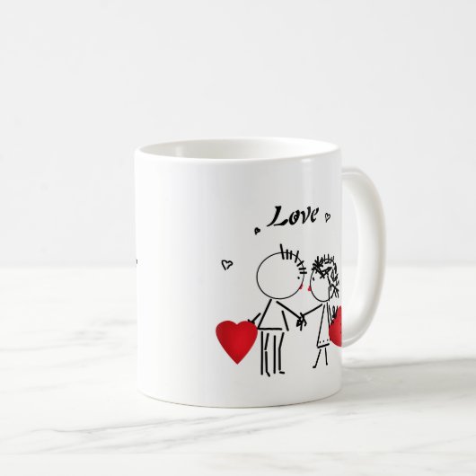 Hochzeit , Tag Valencia , Liebe Kaffeetasse (VorderseiteRechts)