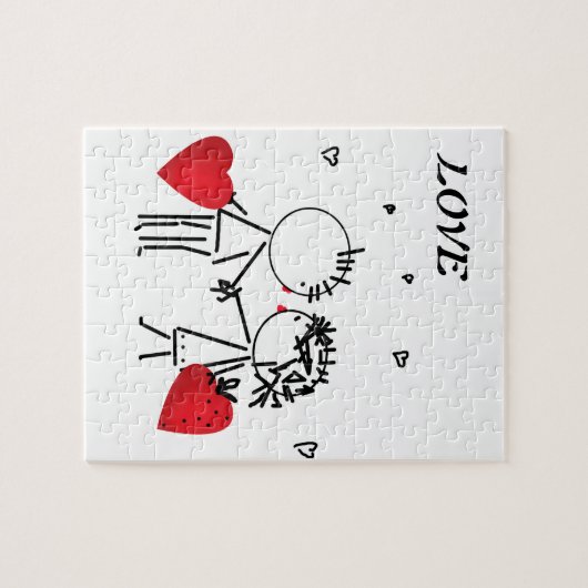 Hochzeit , Tag Valencia , Liebe Puzzle (Horizontal)