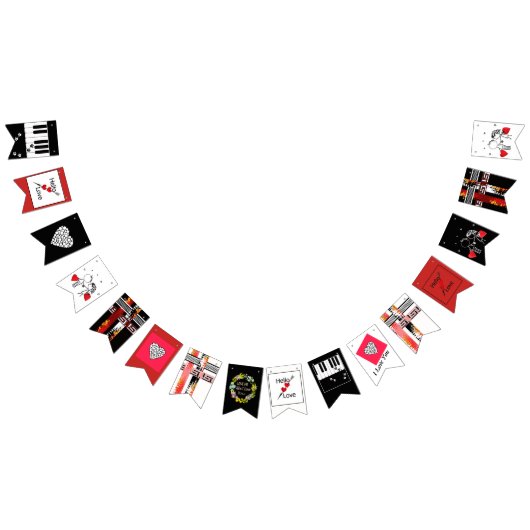 Hochzeit , Tag Valencia , Liebe Wimpelkette (Alle)