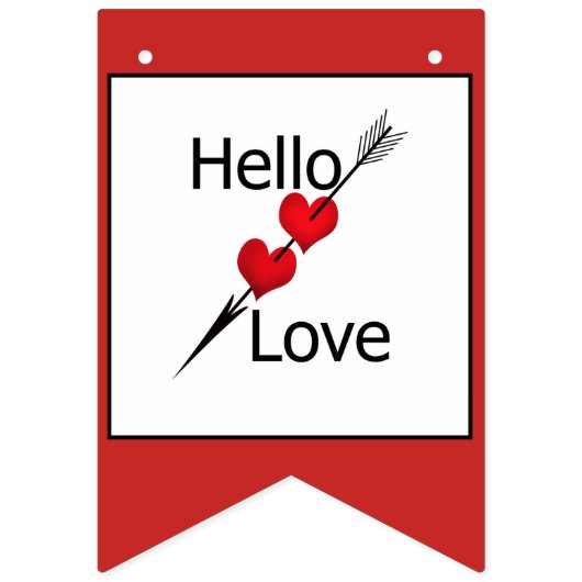 Hochzeit , Tag Valencia , Liebe Wimpelkette (Zweite Fahne)