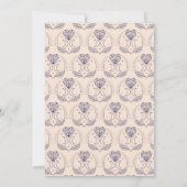 Hochzeit Tarot Mond Herbst Einladung (Rückseite)