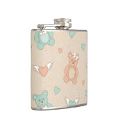 Hochzeit-Teddies Flachmann (Rechts)