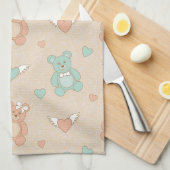 Hochzeit-Teddybären Handtuch (Viertel Falte)