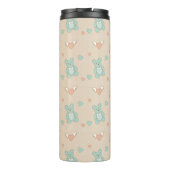 Hochzeit-Teddybären Thermosbecher (Rückseite)