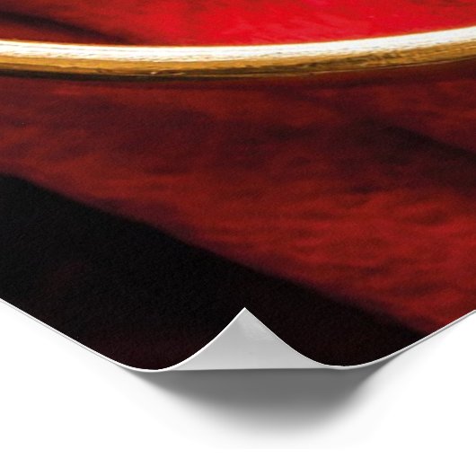 Hochzeit THREEFOLD CORD Christlicher Rahmen Art fü Poster (Ecke)