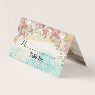 Hochzeit Tischnummer Escort Summer Beach Starfish