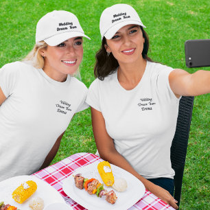 Hochzeit Traum Team, Braut, Junggesellinnenabschie Bestickte Baseballkappe