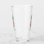 Hochzeit tropischer Ananas Glas (Links)