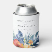 Hochzeit tropischer Flora Dosenkühler (Kanne Vorderseite)