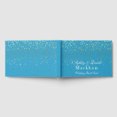 Hochzeit Türkis Blau Gästebuch (Voll)