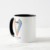 Hochzeit Tuxedo Gay LGBTQ+ Kaffee Tasse (Vorderseite Links)