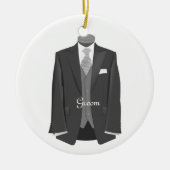 Hochzeit Tuxedo Groom Ornament (Vorne)