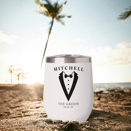 Hochzeit Tuxedo Personalisiert den Boden