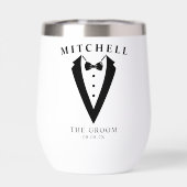 Hochzeit Tuxedo Personalisiert den Boden (Rückseite)