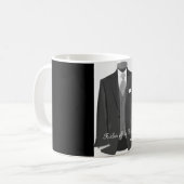 Hochzeit Tuxedo Vater der Braut Tasse Geschenk (Vorderseite Links)