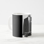Hochzeit Tuxedo Vater der Groom Tasse Geschenk (Vorderseite Links)
