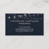 Hochzeit u. Event-Planer Visitenkarte (Rückseite)