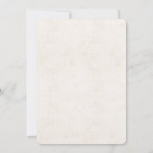 Hochzeit und Starfish am Strand Einladung (Rückseite)