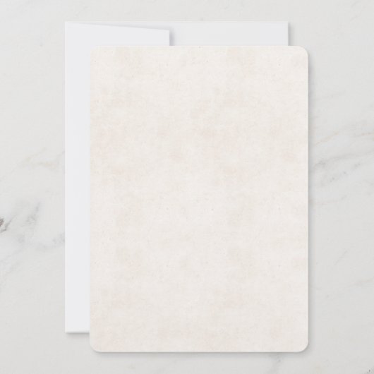 Hochzeit und Starfish am Strand Einladung (Rückseite)