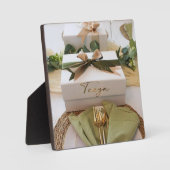 Hochzeit und Verlobung Fotoplatte (Vorderseite)