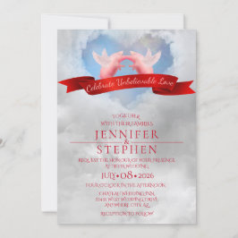 Hochzeit-Unglaubliche Liebe Einladung