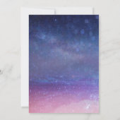 Hochzeit unter den Sternen Einladung Tanzpaare (Rückseite)