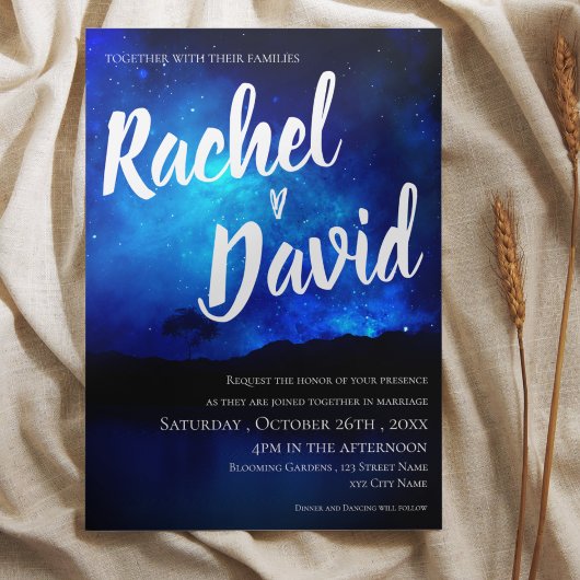 Hochzeit unter der Sternennacht